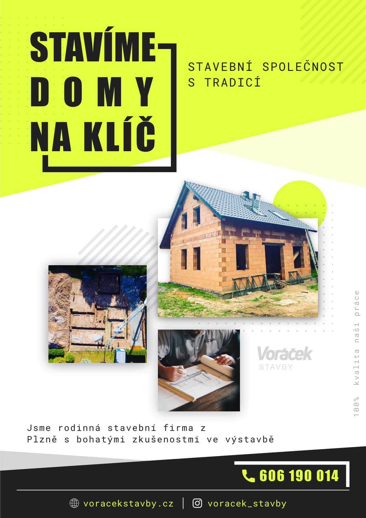 Infografika pro stavební firmu