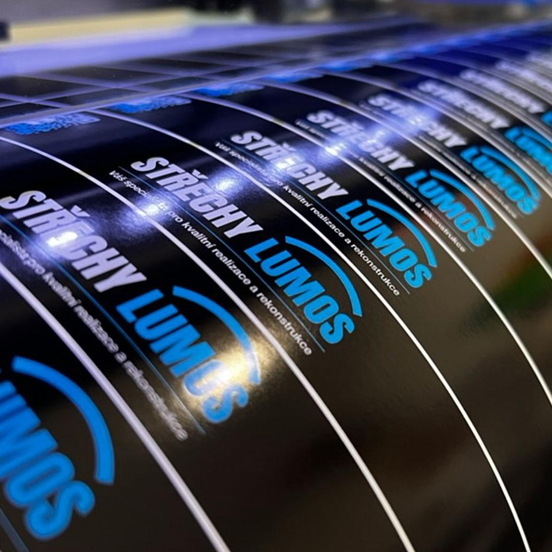 Logo a vizuální identita Střechy Lumos